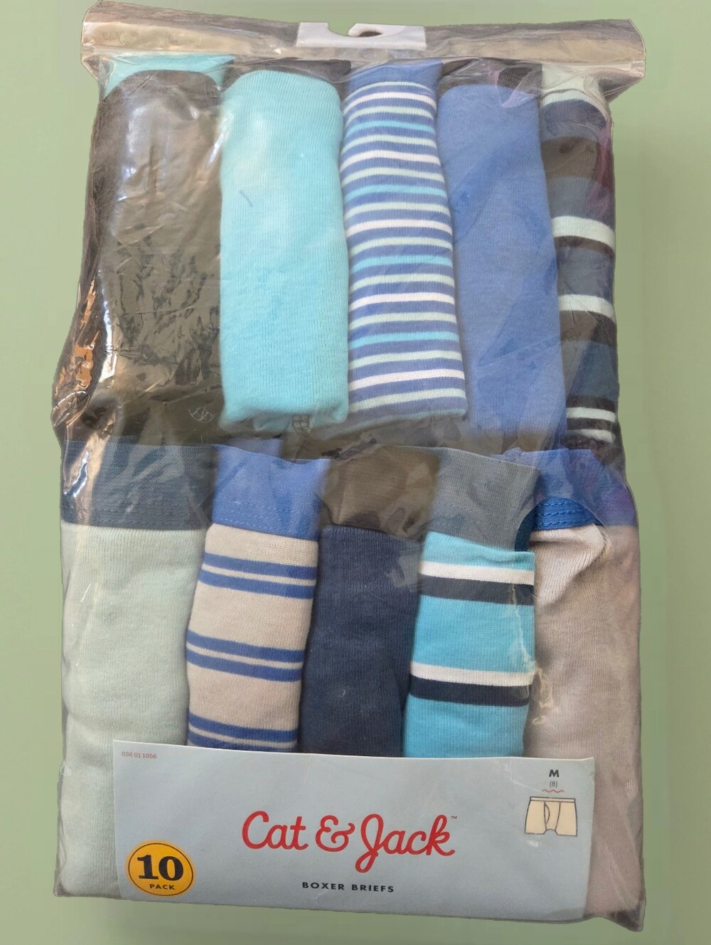 Cat & Jack 10 Pack Boxer Briefs Boys Size M 8